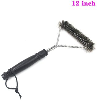Haren Barbecue Borstel Roestvrij Staal Barbecue Grill Cleaner Keuken Cooki Gereedschap Levert Outdoor Barbecue Accessoires 12 duim
