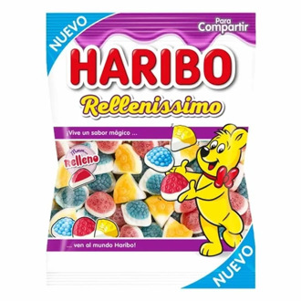 Haribo filled gumdrops with jelly filled 100g.