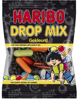 Haribo Haribo Drop Mix Gekleurd 250 Gram 12 Zakken