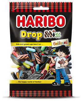Haribo Haribo - Gekleurde Dropsmix 250 Gram 12 Stuks