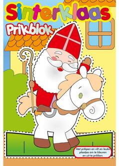 Harlekijn Sinterklaas - Sinterklaas Prikblok 32 pagina's