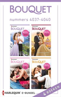 Harlequin Bouquet e-bundel nummers 4037 - 4040