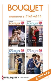 Harlequin Bouquet e-bundel nummers 4141 - 4144