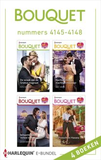 Harlequin Bouquet e-bundel nummers 4145 - 4148