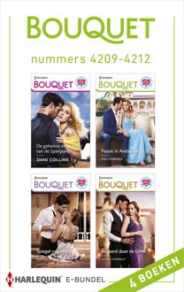 Harlequin Bouquet e-bundel nummers 4209 - 4212