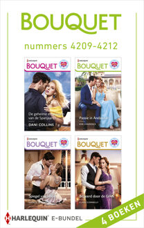 Harlequin Bouquet e-bundel nummers 4209 - 4212