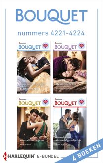 Harlequin Bouquet e-bundel nummers 4221 - 4224