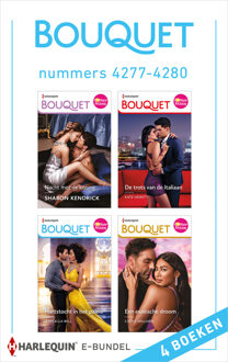 Harlequin Bouquet e-bundel nummers 4277 - 4280 - Sharon Kendrick, Kate Hewitt, Marcella Bell, Cathy Williams - ebook
