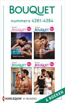 Harlequin Bouquet e-bundel nummers 4281 - 4284 - Dani Collins, Kim Lawrence, Heidi Rice, Tara Pammi - ebook
