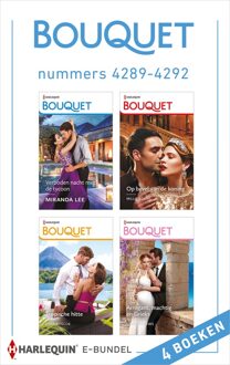 Harlequin Bouquet e-bundel nummers 4289 - 4292 - Miranda Lee, Millie Adams, Pippa Roscoe, Caitlin Crews - ebook