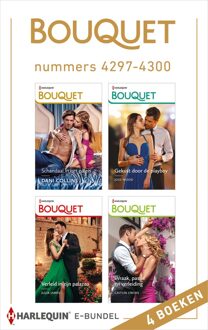 Harlequin Bouquet e-bundel nummers 4297 - 4300 - Dani Collins, Joss Wood, Julia James, Caitlin Crews - ebook