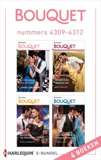 Harlequin Bouquet e-bundel nummers 4309 - 4312 - Lynne Graham, Emmy Grayson, Natalie Anderson, Louise Fuller - ebook