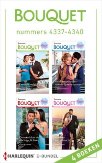 Harlequin Bouquet e-bundel nummers 4337 - 4340 - Abby Green, Caitlin Crews, Clare Connelly, Dani Collins - ebook