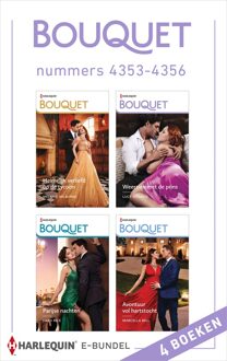 Harlequin Bouquet e-bundel nummers 4353 - 4356 - Lucy Monroe, Melanie Milburne, Heidi Rice, Marcella Bell - ebook