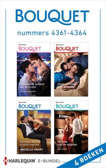 Harlequin Bouquet e-bundel nummers 4361 - 4364 - Melanie Milburne, Abby Green, Maya Blake, Michelle Smart - ebook