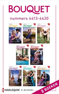 Harlequin Bouquet e-bundel nummers 4413 - 4420 - Kate Hewitt, Sharon Kendrick, Chantelle Shaw, Penny Jordan, Lucy King, Carol Marinelli, Caitlin Crews, Pippa Roscoe - ebook