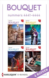 Harlequin Bouquet e-bundel nummers 4441 - 4444 - Clare Connelly, Dani Collins, Millie Adams, Lela May Wight - ebook