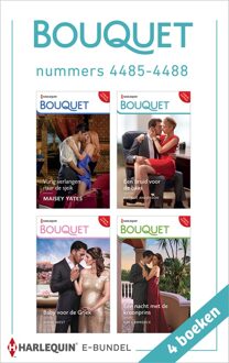 Harlequin Bouquet e-bundel nummers 4485 - 4488 - Maisey Yates, Natalie Anderson, Annie West, Kim Lawrence - ebook