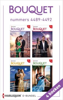 Harlequin Bouquet e-bundel nummers 4489 - 4492 - Julia James, Kali Anthony, Caitlin Crews, Millie Adams - ebook