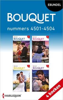 Harlequin Bouquet e-bundel nummers 4501 - 4504 - Sharon Kendrick, Chantelle Shaw, Heidi Rice, Lucy King - ebook