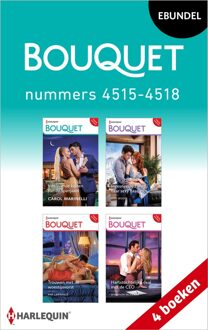 Harlequin Bouquet e-bundel nummers 4515 - 4518 - Carol Marinelli, Joss Wood, Kim Lawrence, Shannon McKenna - ebook