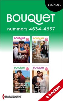 Harlequin Bouquet e-bundel nummers 4634 - 4637 - Michelle Smart, Clare Connelly, Jackie Ashenden, Abby Green - ebook