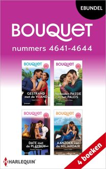 Harlequin Bouquet e-bundel nummers 4641 - 4644 - Dani Collins, Caitlin Crews, Natalie Anderson, Louise Fuller - ebook