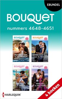 Harlequin Bouquet e-bundel nummers 4648 - 4651 - Carol Marinelli, Bella Mason, Julia James, Tara Pammi - ebook