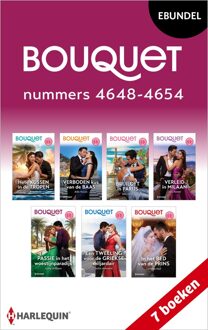 Harlequin Bouquet e-bundel nummers 4648 - 4654 - Carol Marinelli, Jackie Ashenden, Lorraine Hall, Bella Mason, Julia James, Tara Pammi, Cathy Williams - ebook