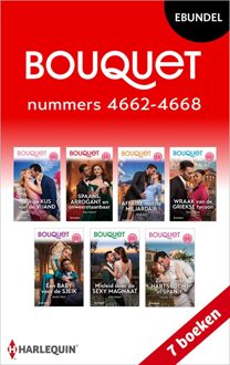 Harlequin Bouquet e-bundel nummers 4662 - 4668 - Caitlin Crews, Kate Hewitt, Heidi Rice, Tara Pammi, Julia James, Annie West, Natalie Anderson - ebook