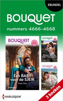 Harlequin Bouquet e-bundel nummers 4666 - 4668 - Annie West, Julia James, Natalie Anderson - ebook
