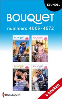 Harlequin Bouquet e-bundel nummers 4669 - 4672 - Caitlin Crews, Lynne Graham, Emmy Grayson, Millie Adams - ebook
