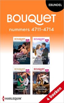 Harlequin Bouquet e-bundel nummers 4711 - 4714 - Lynne Graham, Fleur van Ingen, Michelle Smart, Dani Collins - ebook