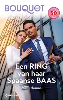 Harlequin Een ring van haar Spaanse baas - Millie Adams - ebook