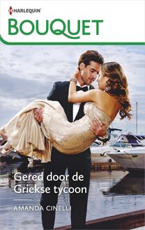 Harlequin Gered door de Griekse tycoon - Amanda Cinelli - ebook