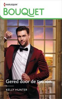 Harlequin Gered door de tycoon - Kelly Hunter - ebook