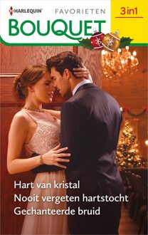 Harlequin Hart van kristal / Nooit vergeten hartstocht / Gechanteerde bruid - Susanne James, Miranda Lee, Michelle Reid - ebook