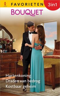 Harlequin Hartenkoning / Draden van bedrog / Kostbaar geheim - Carol Marinelli, Kay Thorpe, Jennie Lucas - ebook