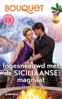 Harlequin Ingesneeuwd met de Siciliaanse magnaat - Maya Blake - ebook
