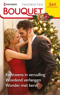 Harlequin Kerstwens in vervulling / Woedend verlangen / Wonder met kerst - Laura Martin, Penny Jordan, Sandra Marton - ebook