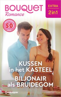 Harlequin Kussen in het kasteel / Biljonair als bruidegom - Rebecca Winters, Kate Hardy - ebook