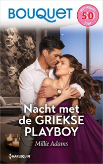 Harlequin Nacht met de Griekse playboy - Millie Adams - ebook