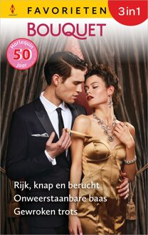 Harlequin Rijk, knap en berucht / Onweerstaanbare baas / Gewroken trots - Carol Marinelli, Kathryn Ross, Melanie Milburne - ebook