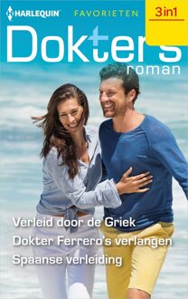 Harlequin Verleid door de Griek / Dokter Ferrero's verlangen / Spaanse verleiding - Margaret Barker, Jennifer Taylor, Kate Hardy - ebook