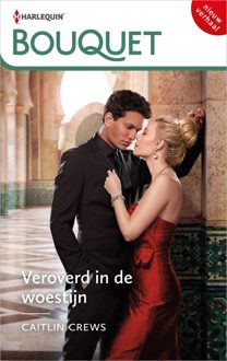 Harlequin Veroverd in de woestijn - Caitlin Crews - ebook