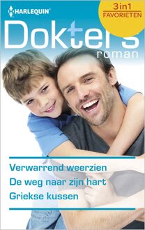 Harlequin Verwarrend weerzien ; De weg naar zijn hart ; Griekse kussen (3-in-1) - eBook Margaret Barker (9402530975)