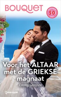 Harlequin Voor het altaar met de Griekse magnaat - Emmy Grayson - ebook