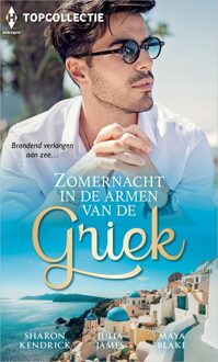 Harlequin Zomernacht in de armen van de Griek - Sharon Kendrick, Julia James, Maya Blake - ebook