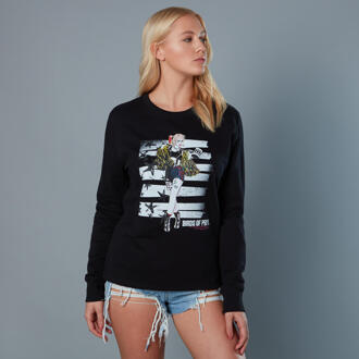 Harley Quinn Block Pannel Unisex Birds of Prey Sweatshirt - Black - S Zwart