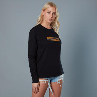 Harley Quinn Caution Sign Unisex Birds of Prey Sweatshirt - Black - M Zwart